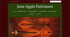 Desktop Screenshot of juneappledulcimers.com